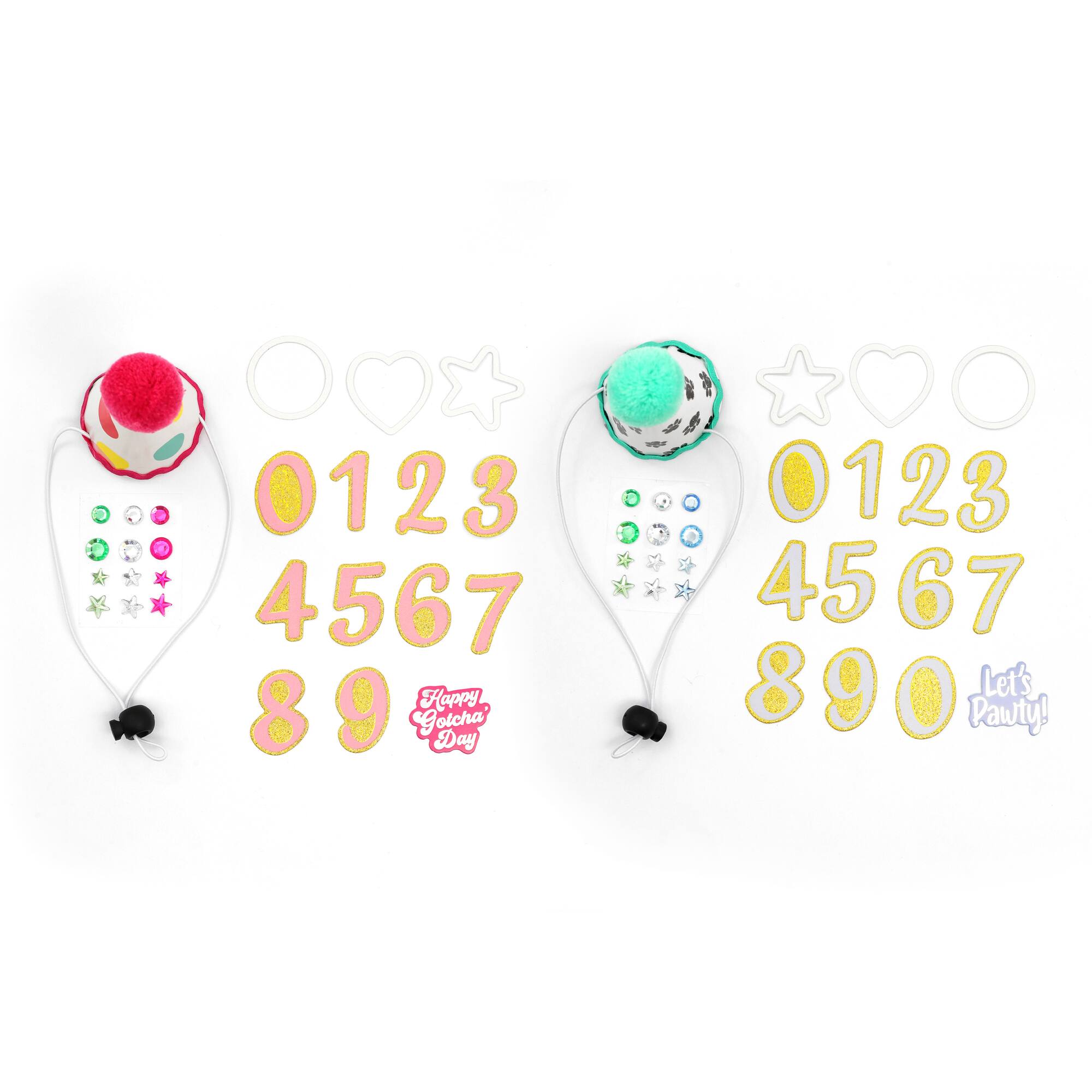 Assorted Small Pet Party Hat Set, 1pc. by Fab Finds
